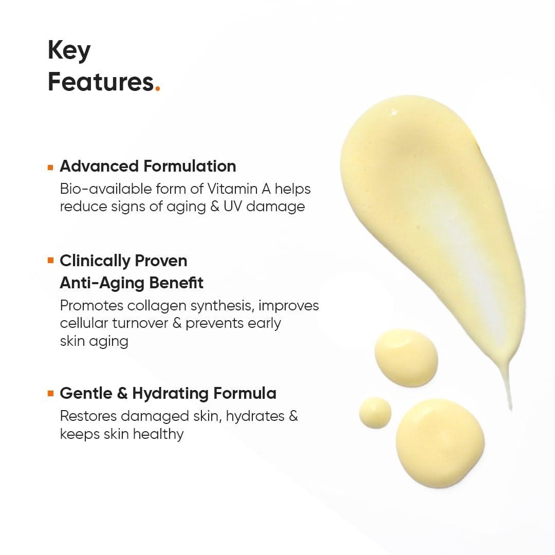 imageMinimalist 2 Retinoid Anti Aging Night Cream Reduces Wrinkles amp Fine Lines Improves Skin Elasticity Stimulates Collagen Production for Radiant amp Glowing Skin 1 Fl Oz 30 ml