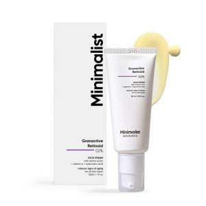 Minimalist 2% Retinoid Anti Aging Night Cream | Reduces Wrinkles & Fine Lines | Improves Skin Elasticity, Stimulates Collagen Production for Radiant & Glowing Skin | 1 Fl Oz / 30 ml